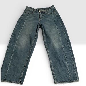Old Navy NWOT High-Waisted Barrel Jeans Women Size 8